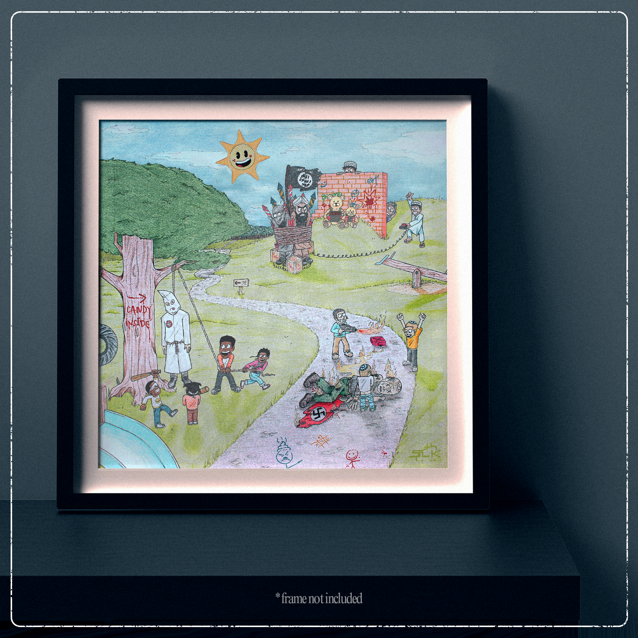 "A Beautiful Day" - 20" x 20"