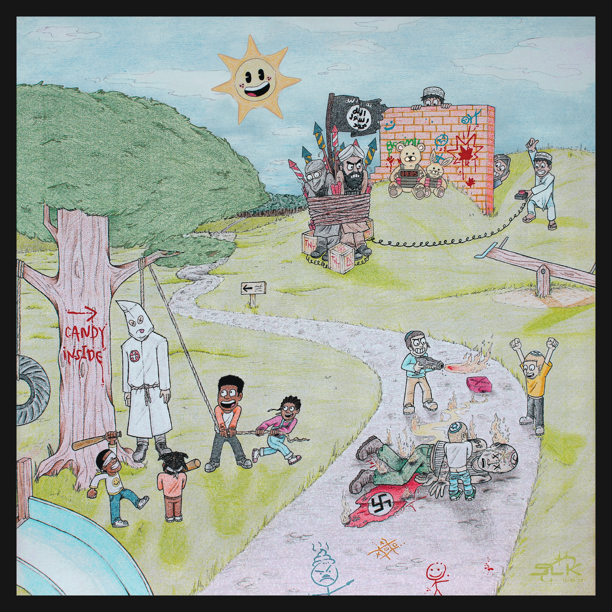 "A Beautiful Day" - 20" x 20"
